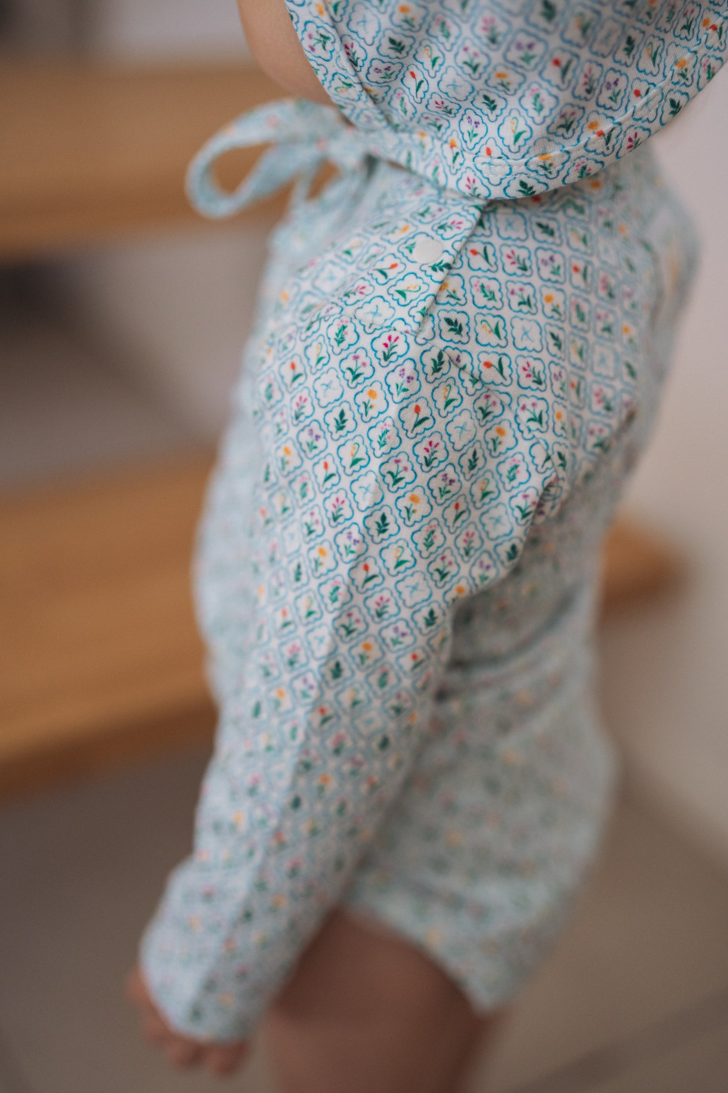 Long Sleeve Bodysuit - Flower