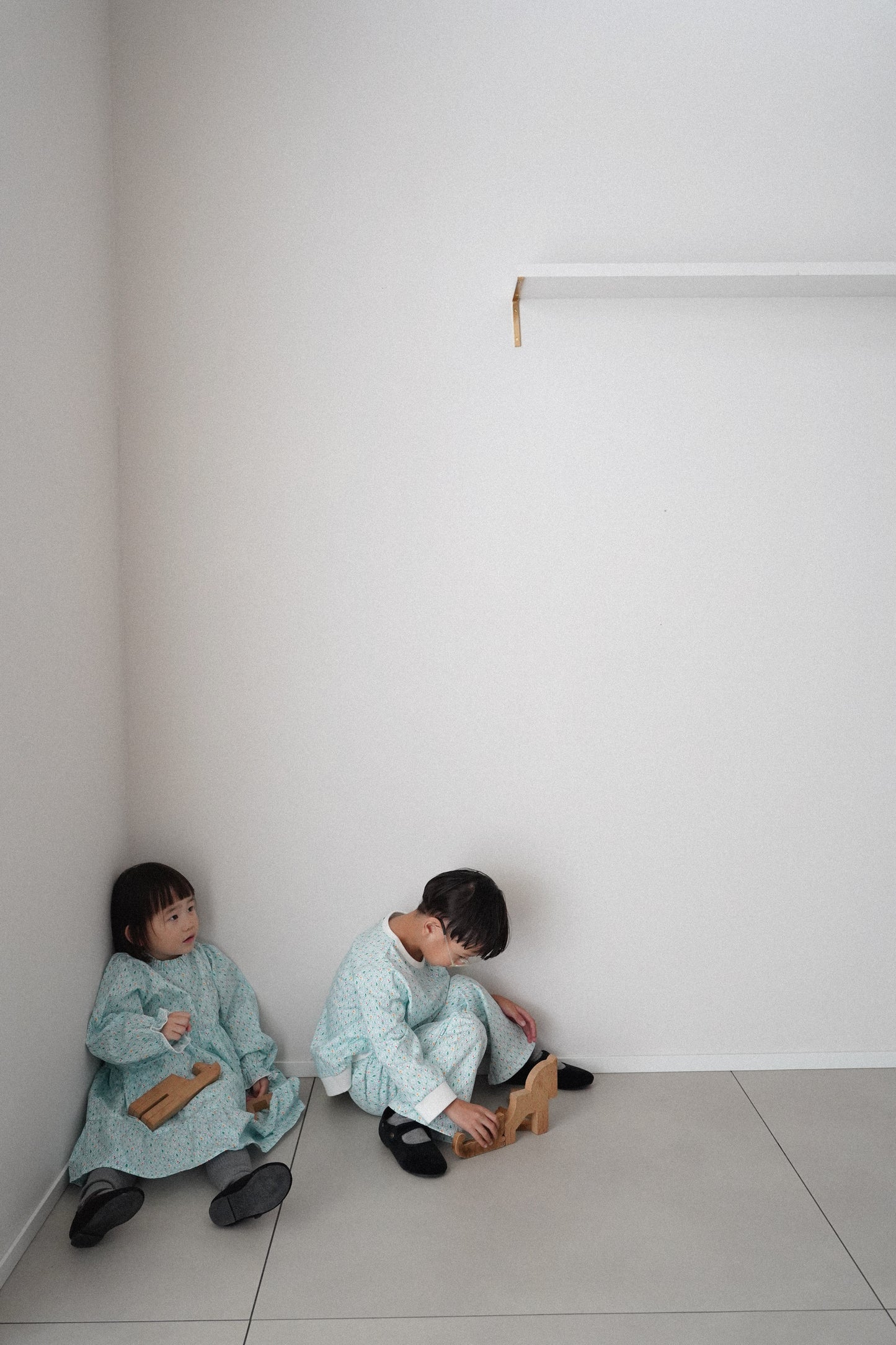 Long Sleeve Dress - Flower