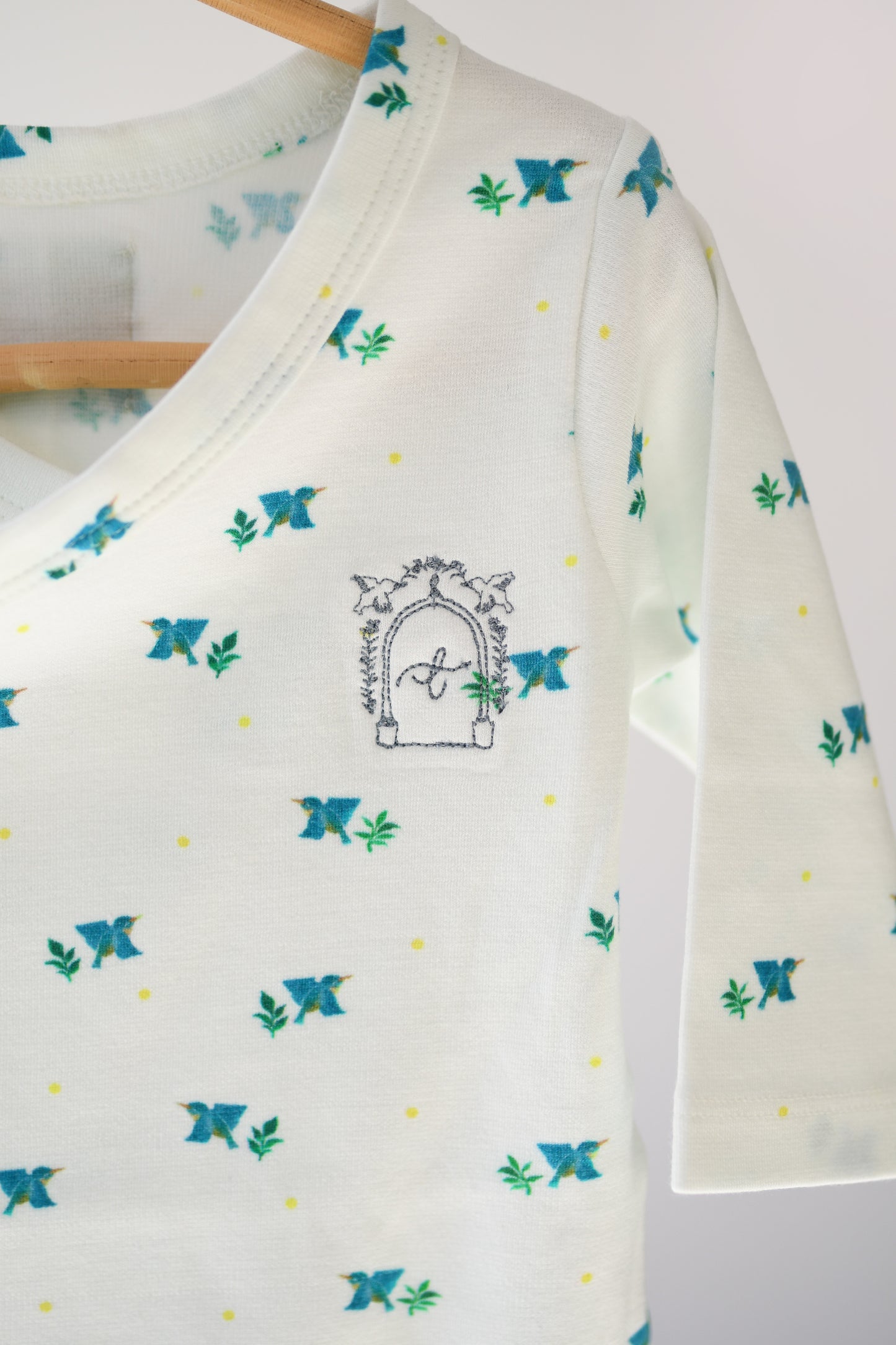 Long Sleeve Bodysuit - Kawasemi