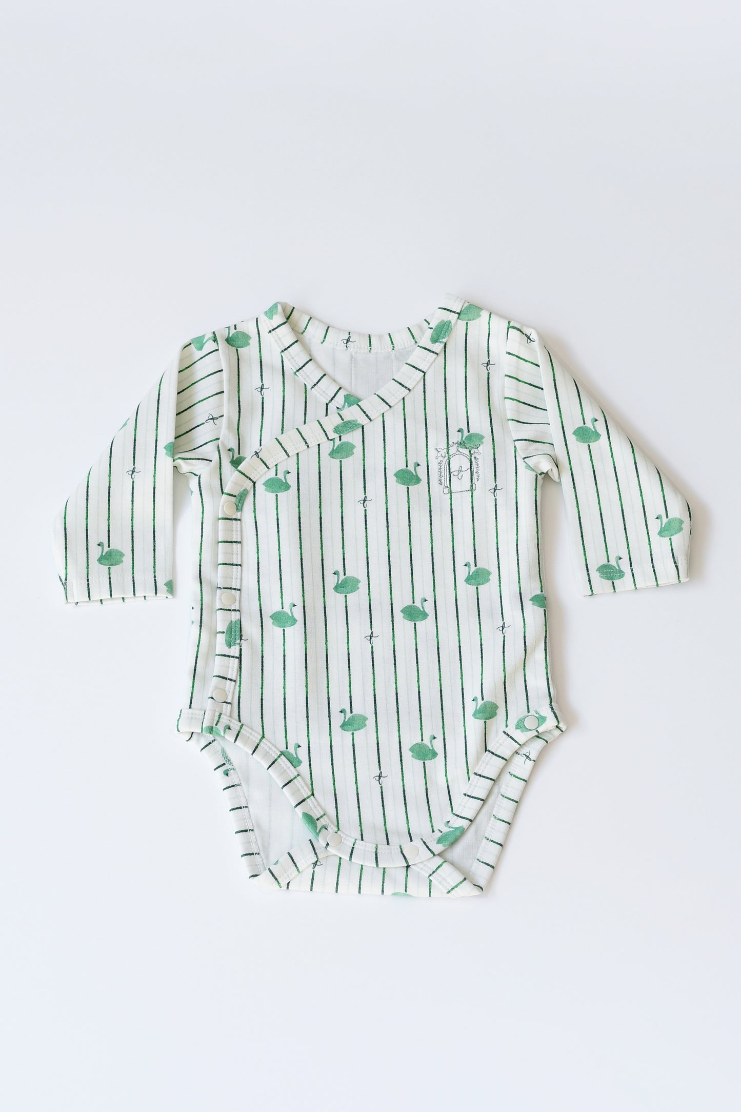 Long Sleeve Bodysuit - Swan