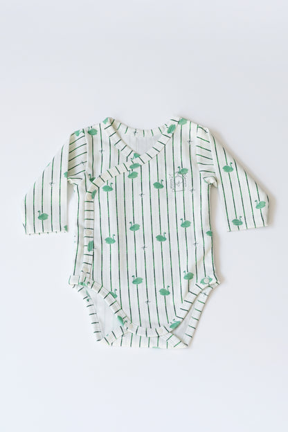 Long Sleeve Bodysuit - Swan