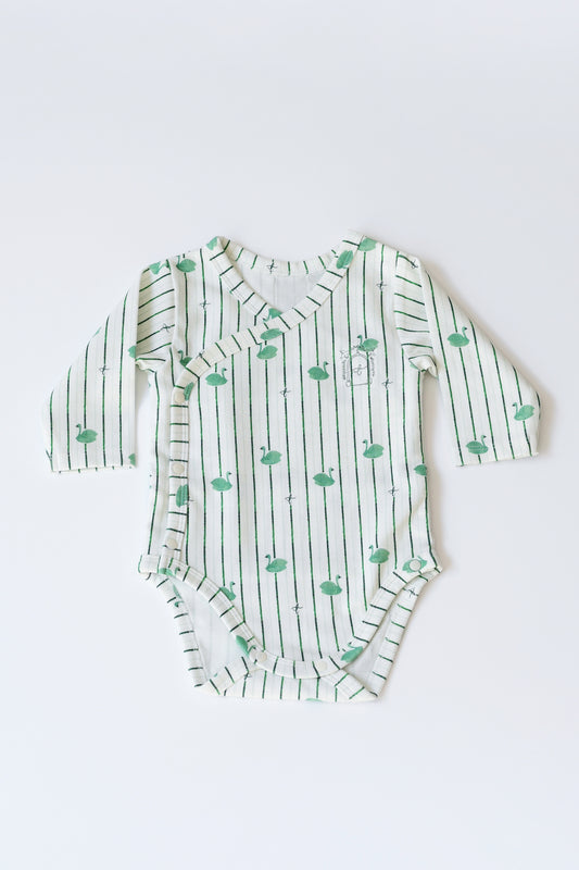 Long Sleeve Bodysuit - Swan