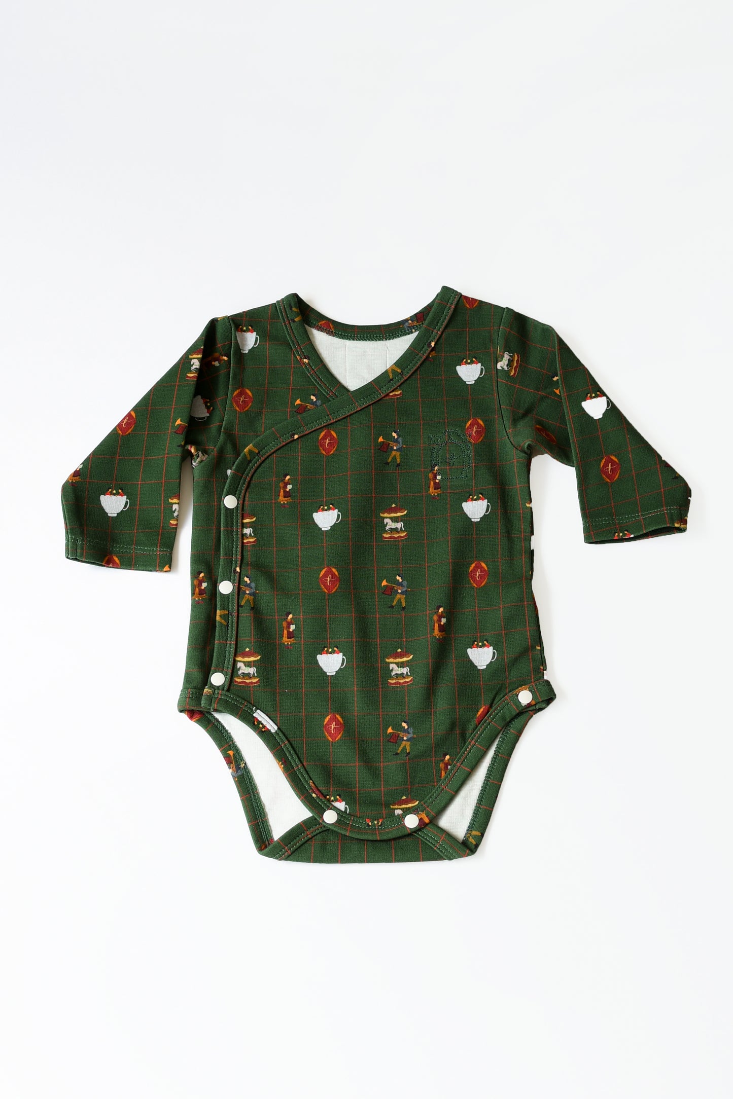 Long Sleeve Bodysuit - Holiday Fairground