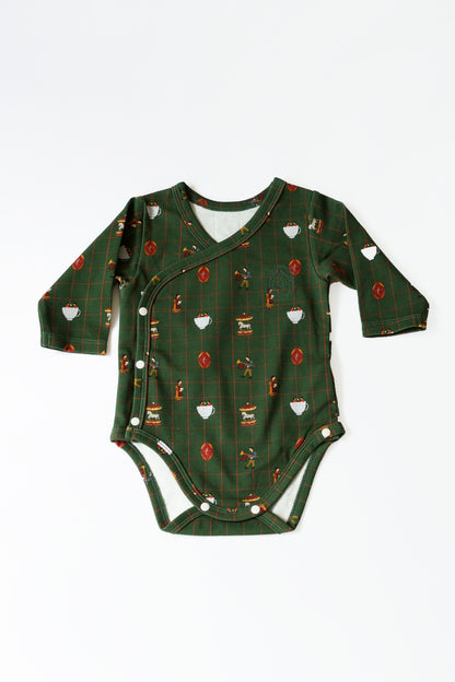Long Sleeve Bodysuit - Holiday Fairground