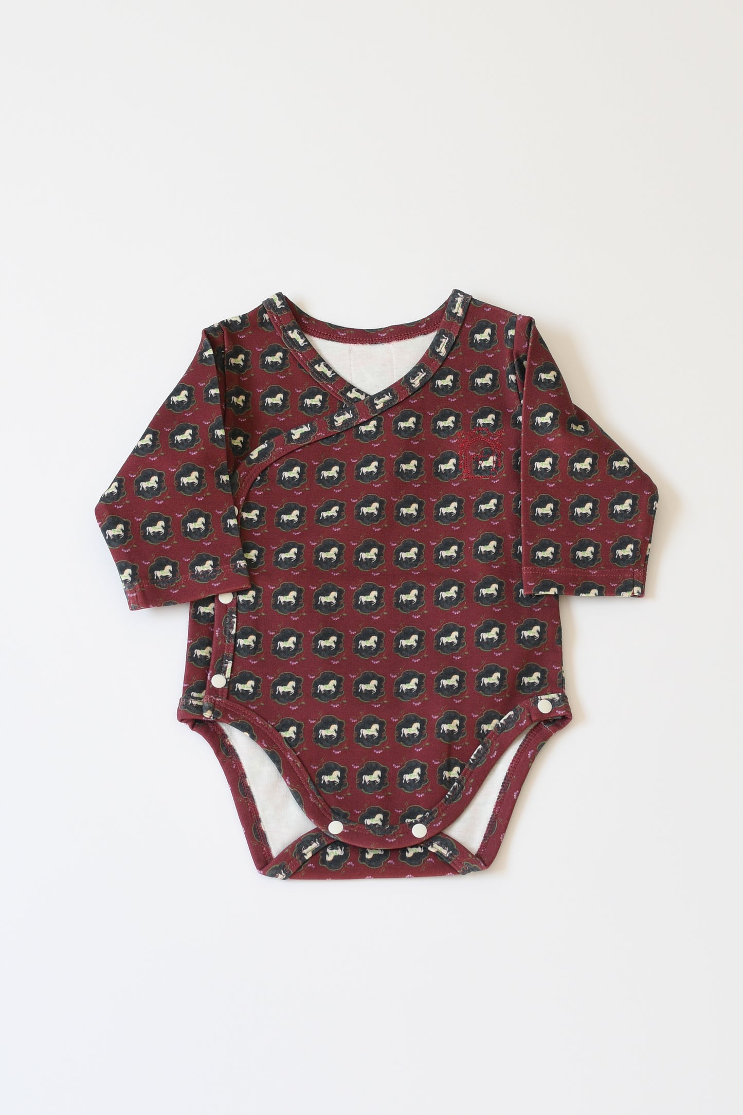 Long Sleeve Bodysuit - Horse