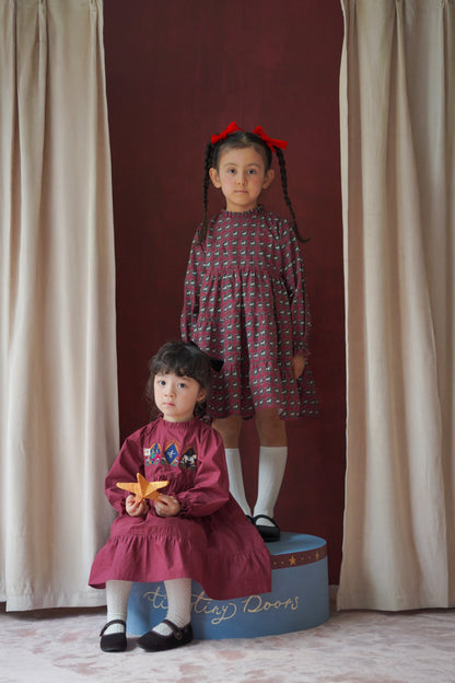 Long Sleeve Dress - Horse