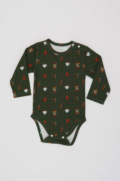 Long Sleeve Bodysuit - Holiday Fairground