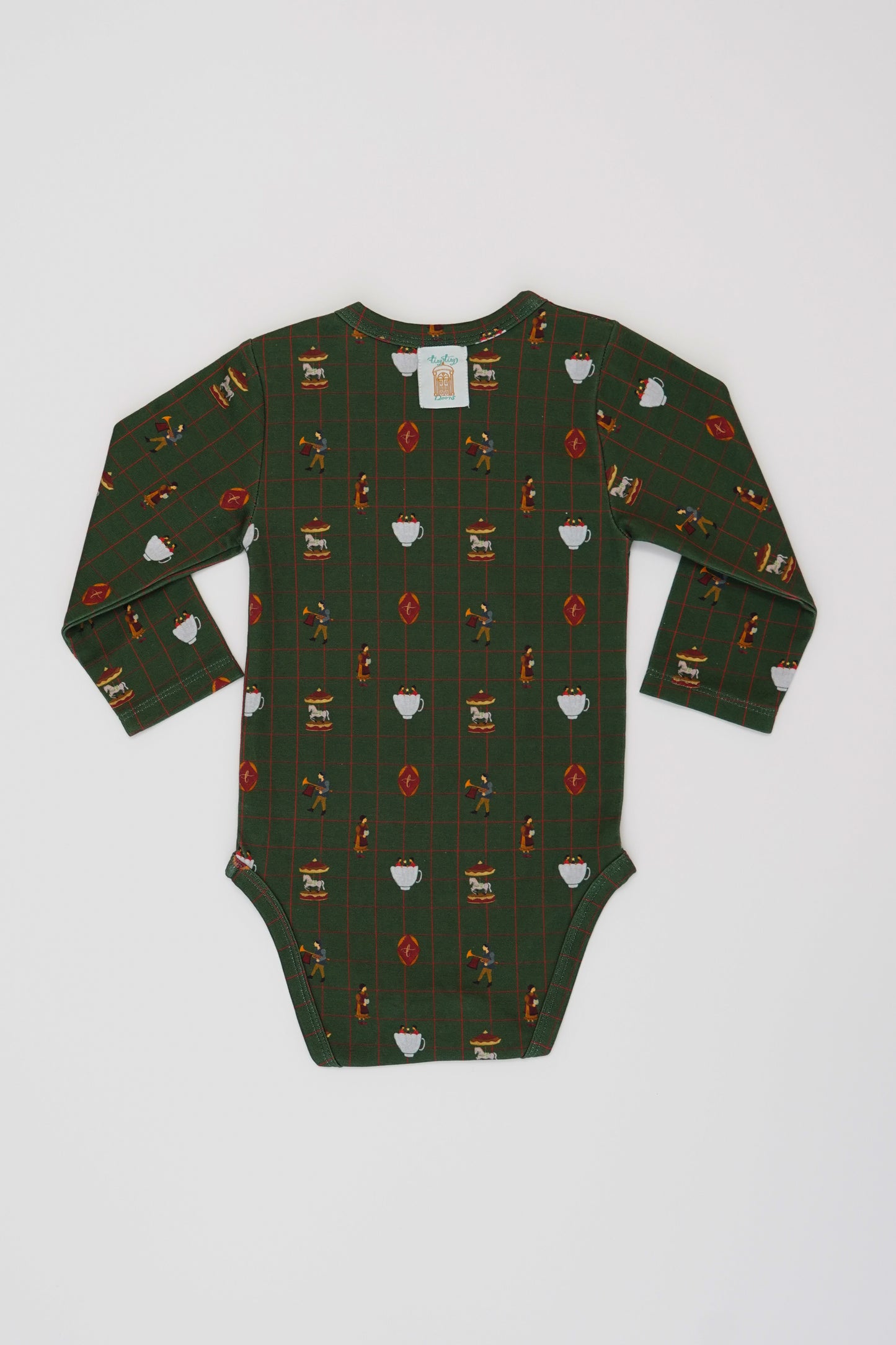 Long Sleeve Bodysuit - Holiday Fairground
