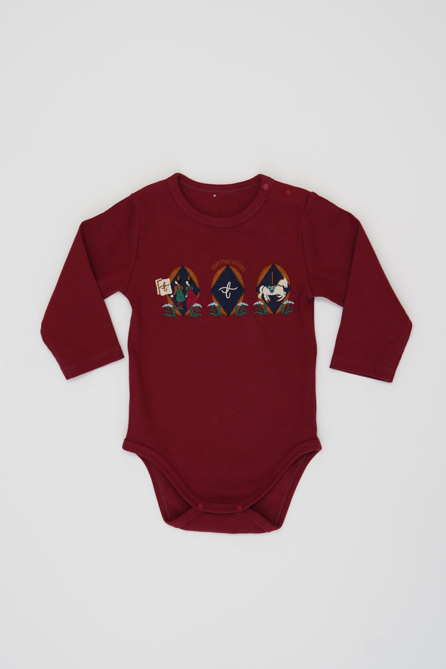 Long Sleeve Body Suit - Fairground Emblems