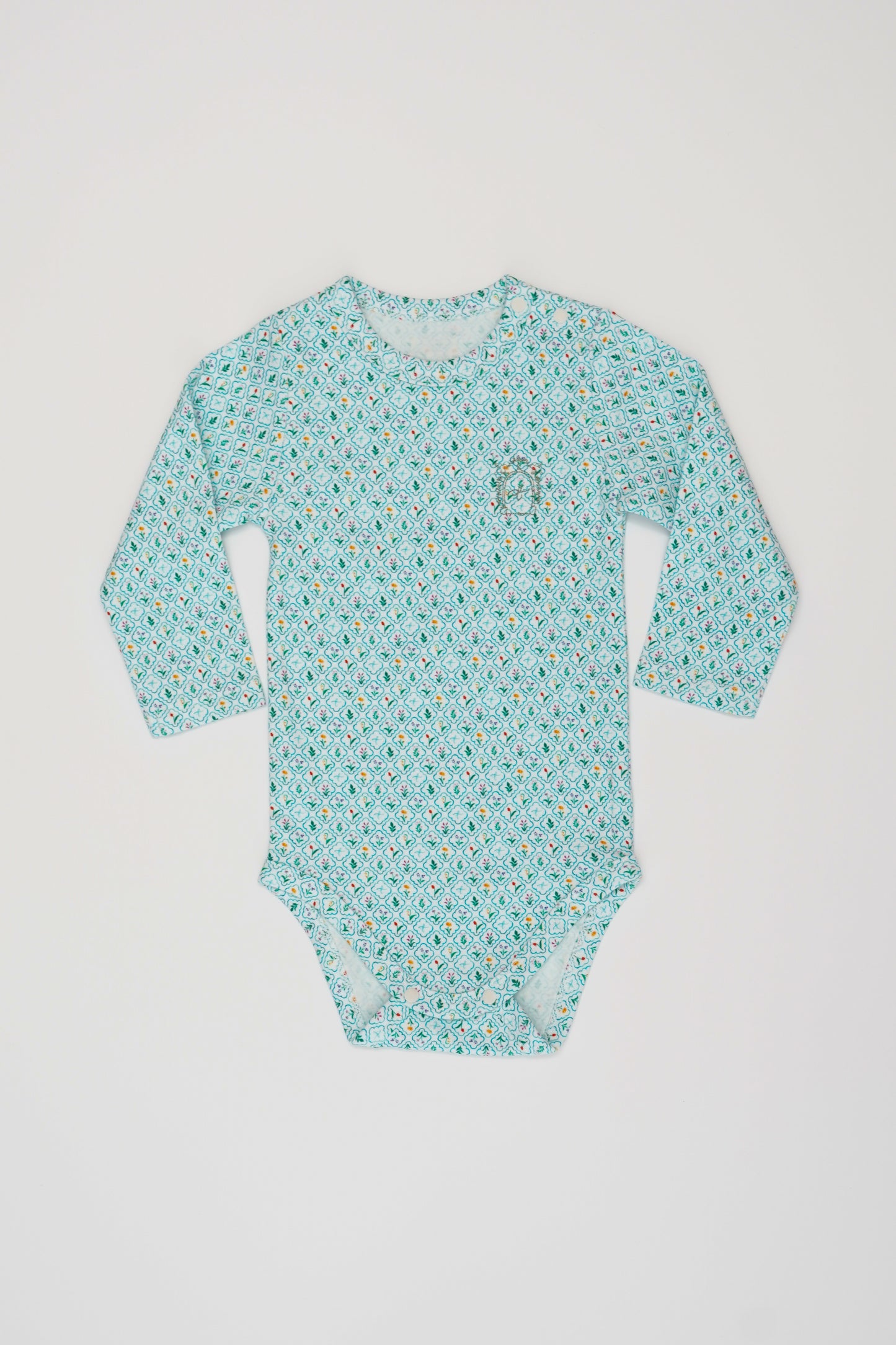 Long Sleeve Bodysuit - Flower