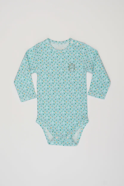 Long Sleeve Bodysuit - Flower