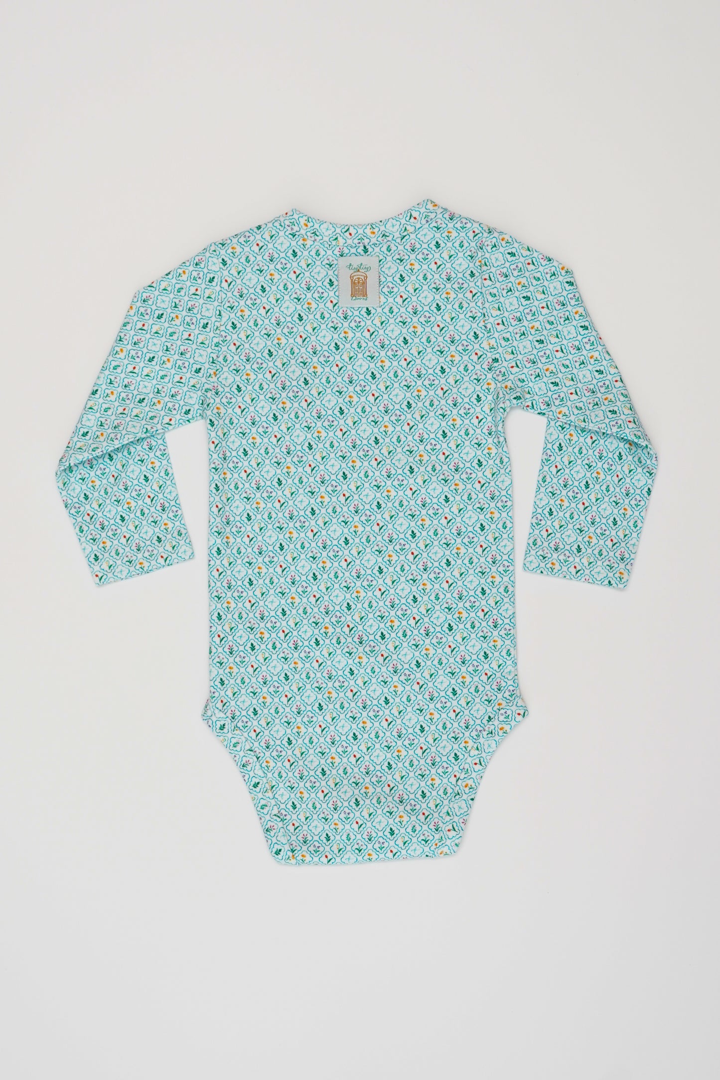 Long Sleeve Bodysuit - Flower