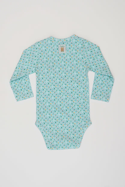 Long Sleeve Bodysuit - Flower