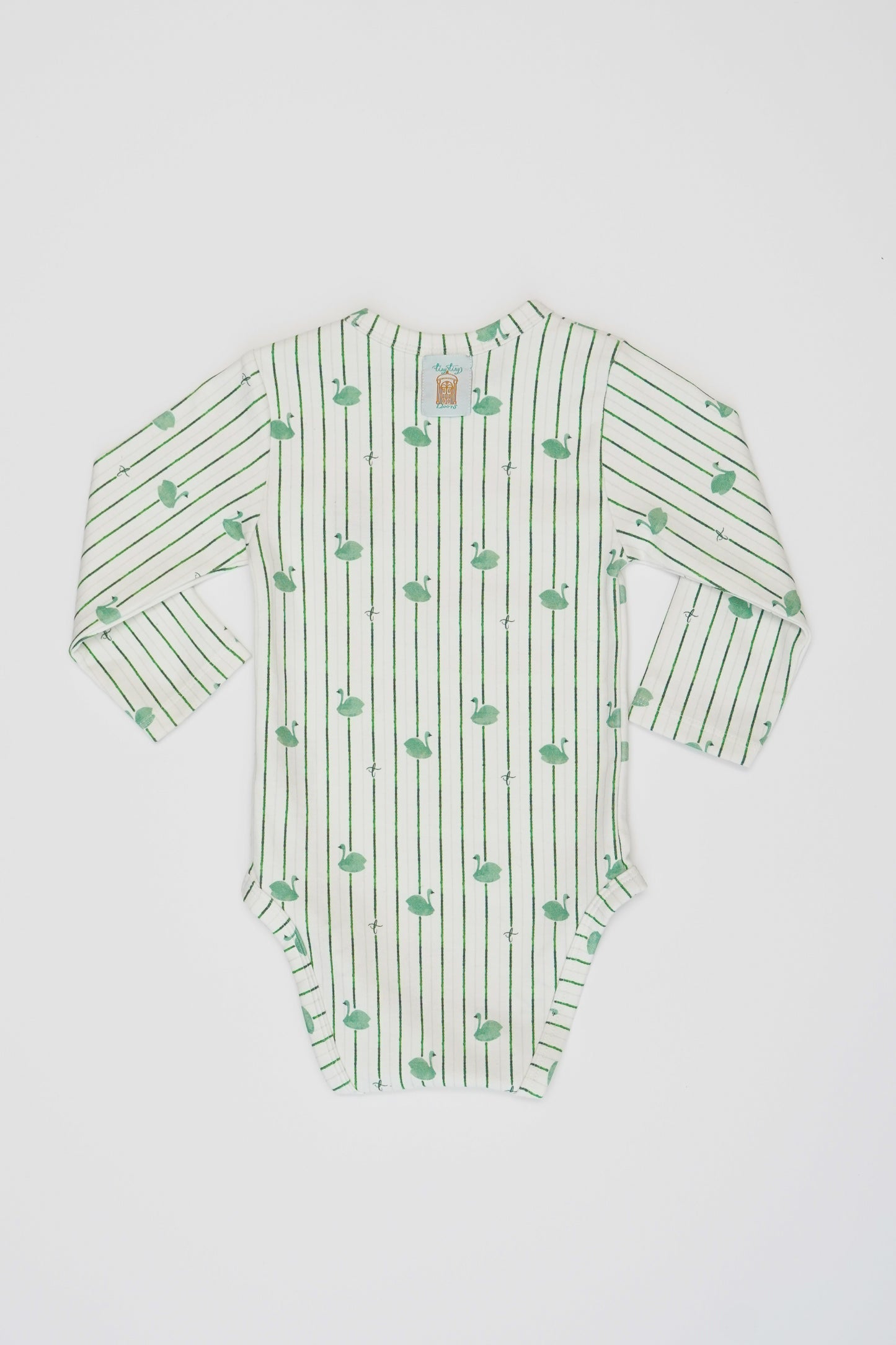 Long Sleeve Bodysuit - Swan