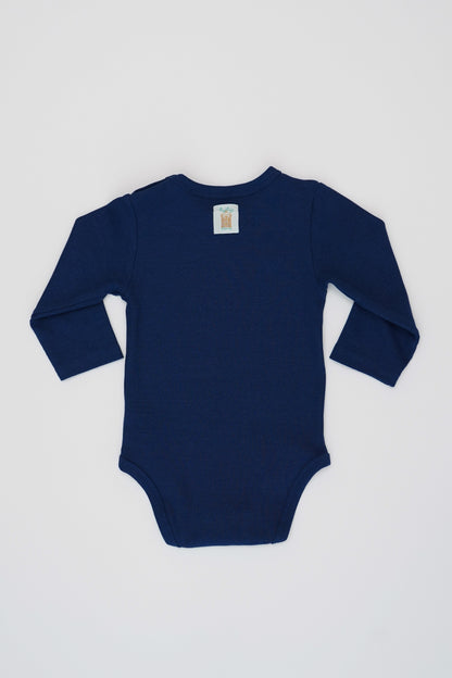 Long Sleeve Bodysuit - One-point Kawasemi