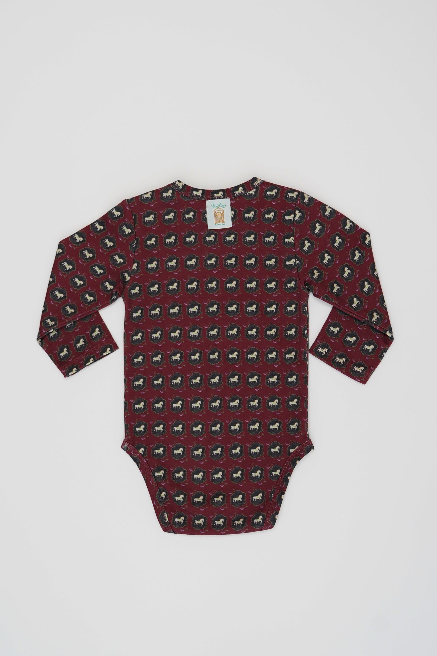Long Sleeve Bodysuit - Horse