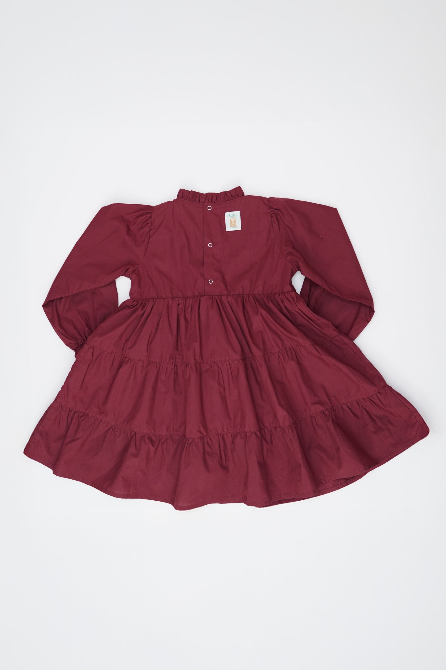 Long Sleeve Dress - Fairground Emblems