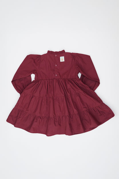 Long Sleeve Dress - Fairground Emblems