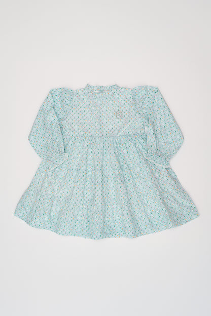 Long Sleeve Dress - Flower