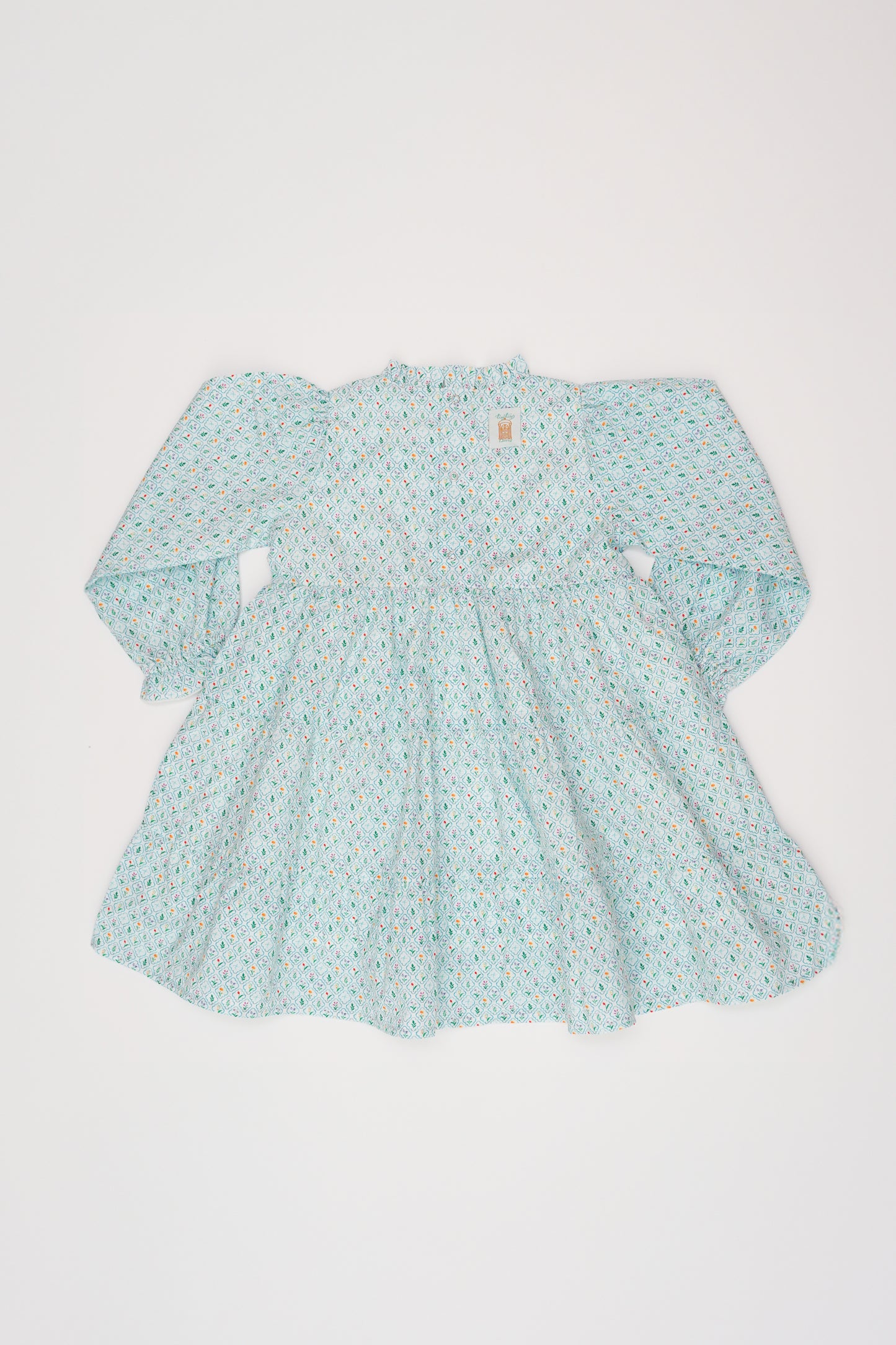 Long Sleeve Dress - Flower