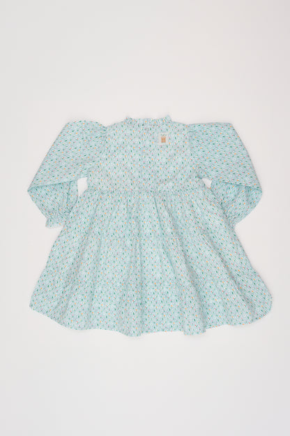 Long Sleeve Dress - Flower