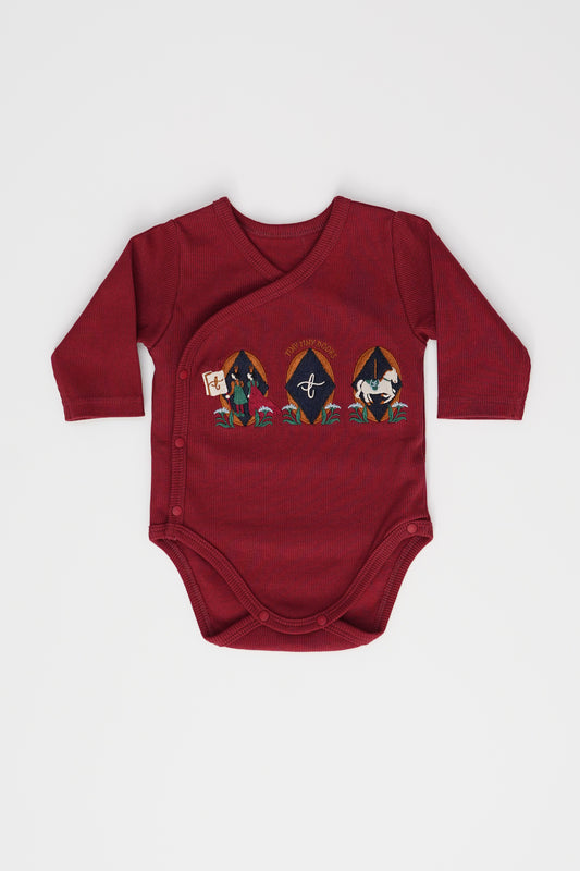 Long Sleeve Body Suit - Fairground Emblems