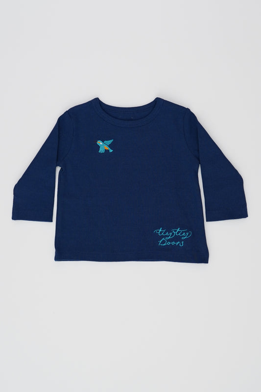 Long Sleeve T-Shirt - One-point Kawasemi