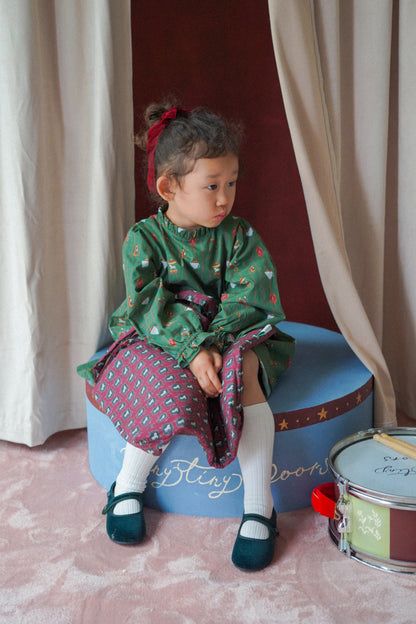 Long Sleeve Dress - Holiday Fairground