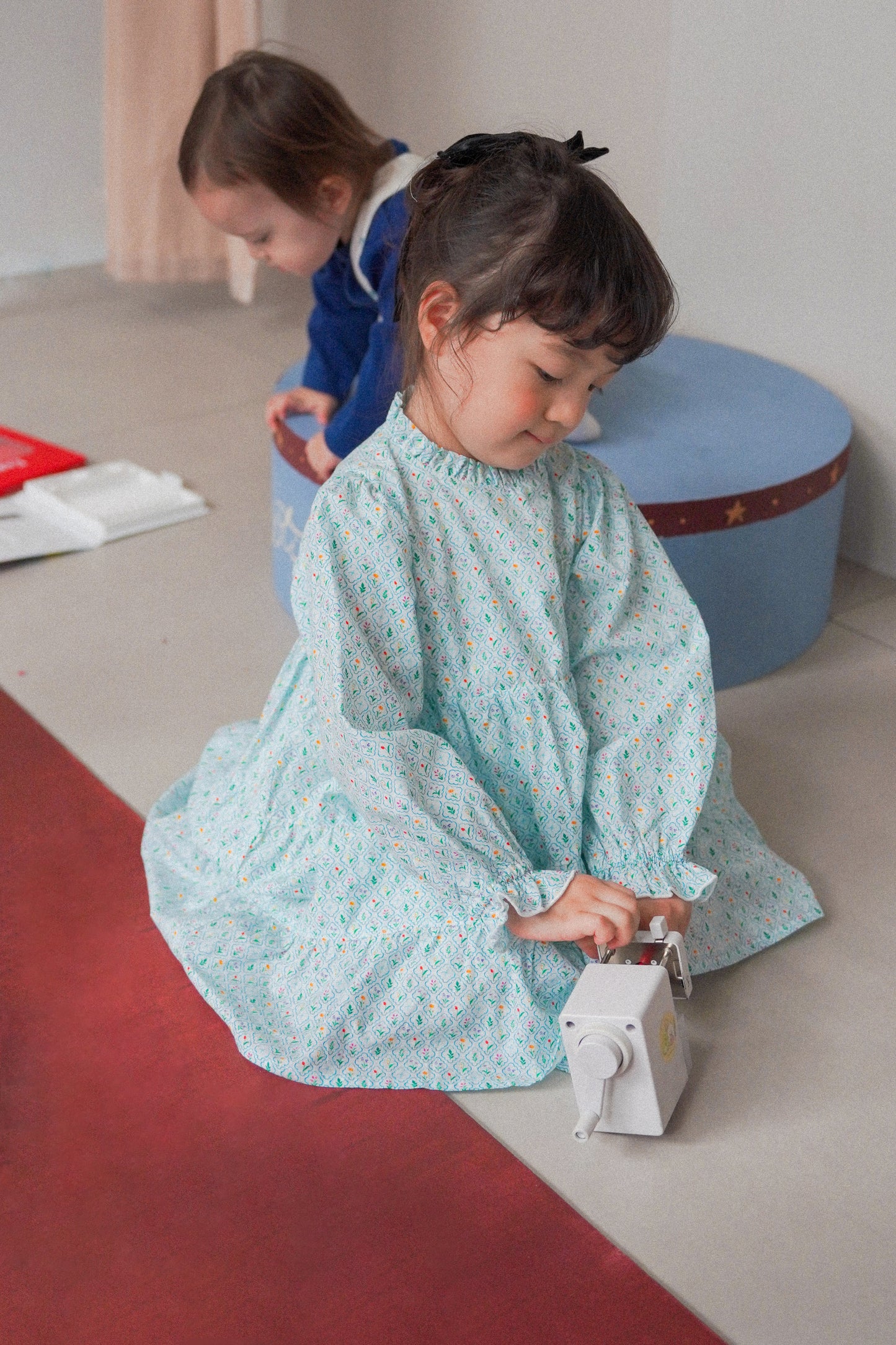 Long Sleeve Dress - Flower