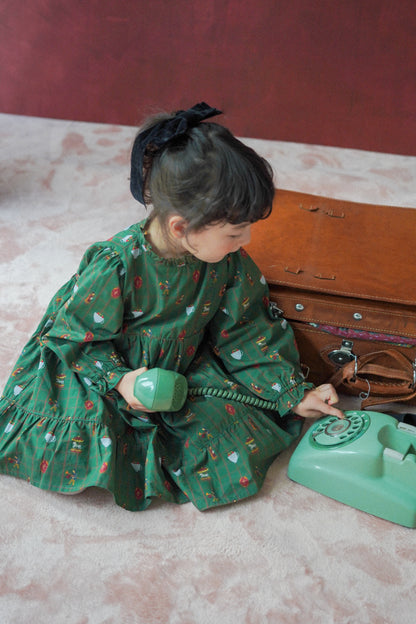 Long Sleeve Dress - Holiday Fairground