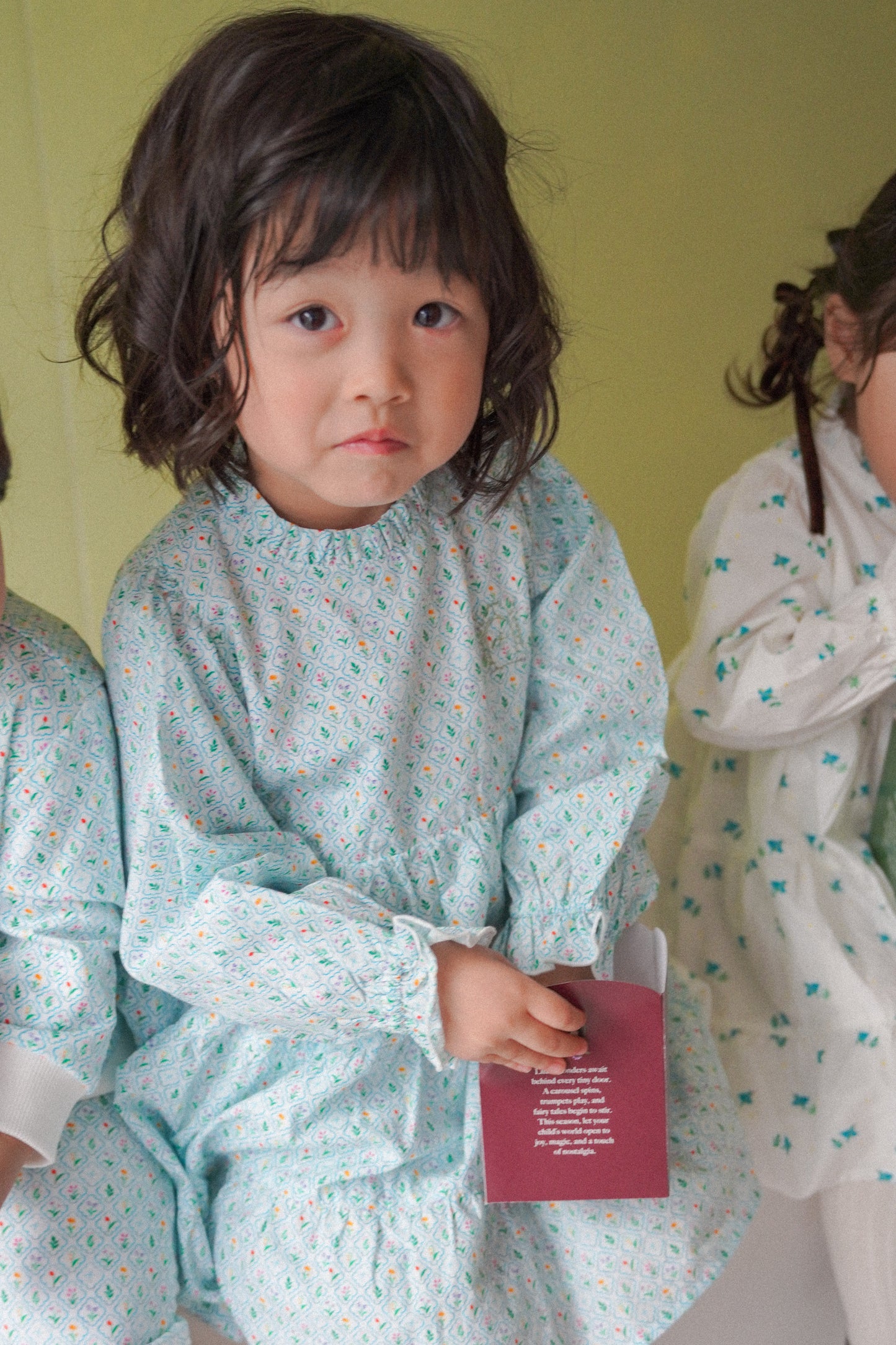 Long Sleeve Dress - Flower