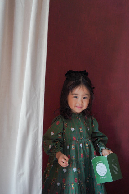 Long Sleeve Dress - Holiday Fairground