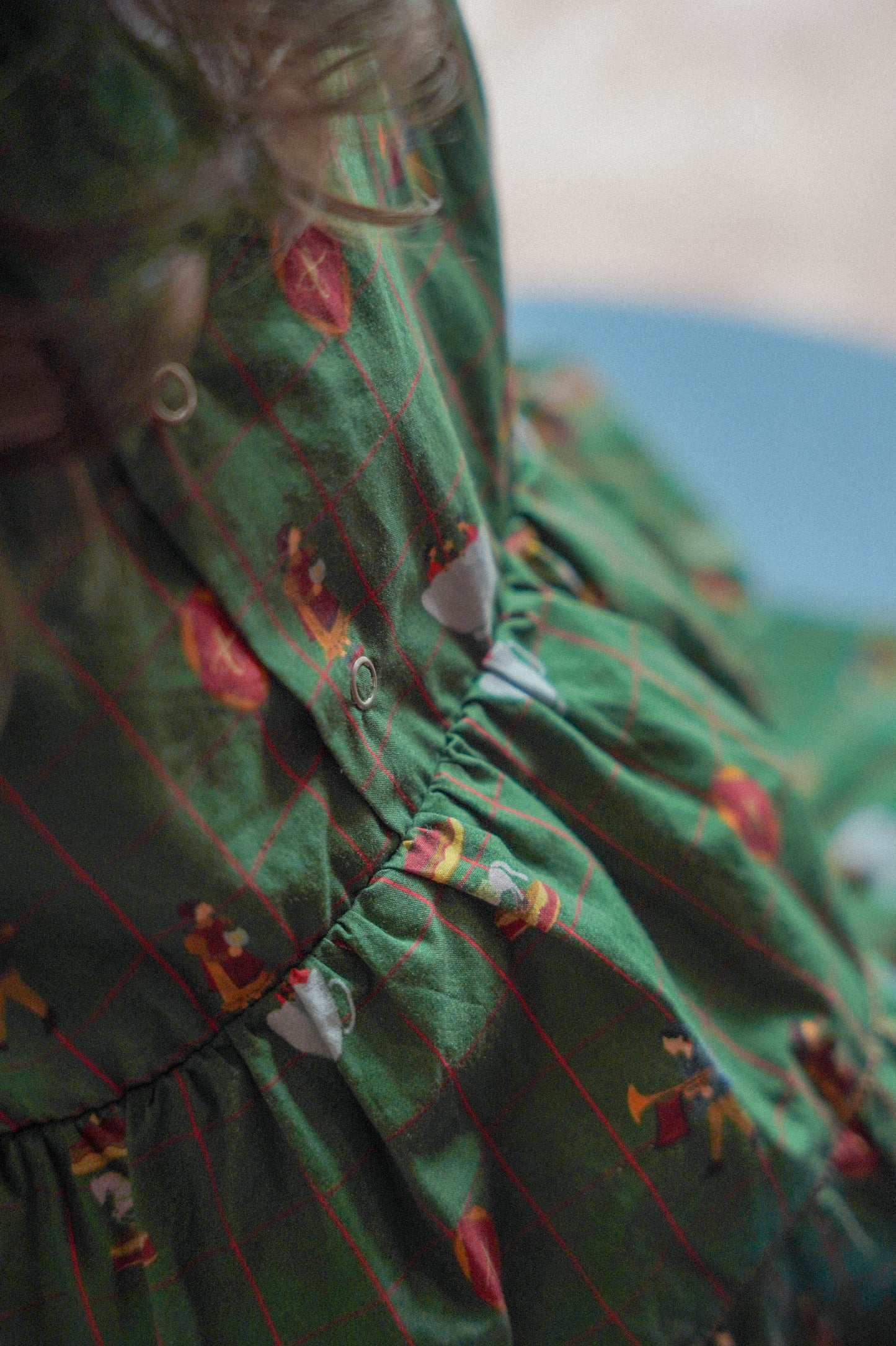 Long Sleeve Dress - Holiday Fairground