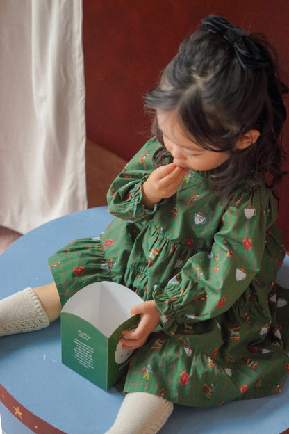 Long Sleeve Dress - Holiday Fairground