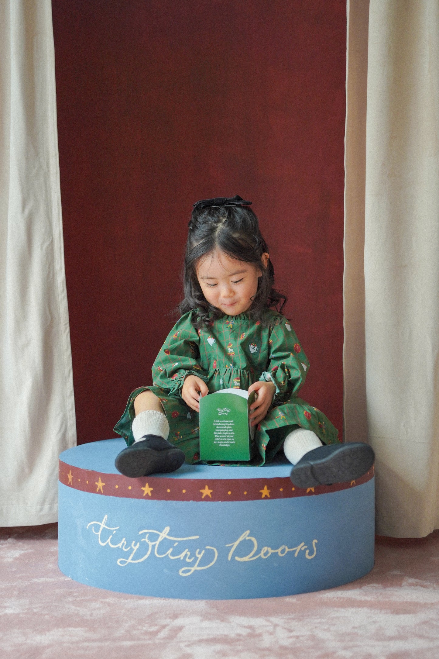 Long Sleeve Dress - Holiday Fairground