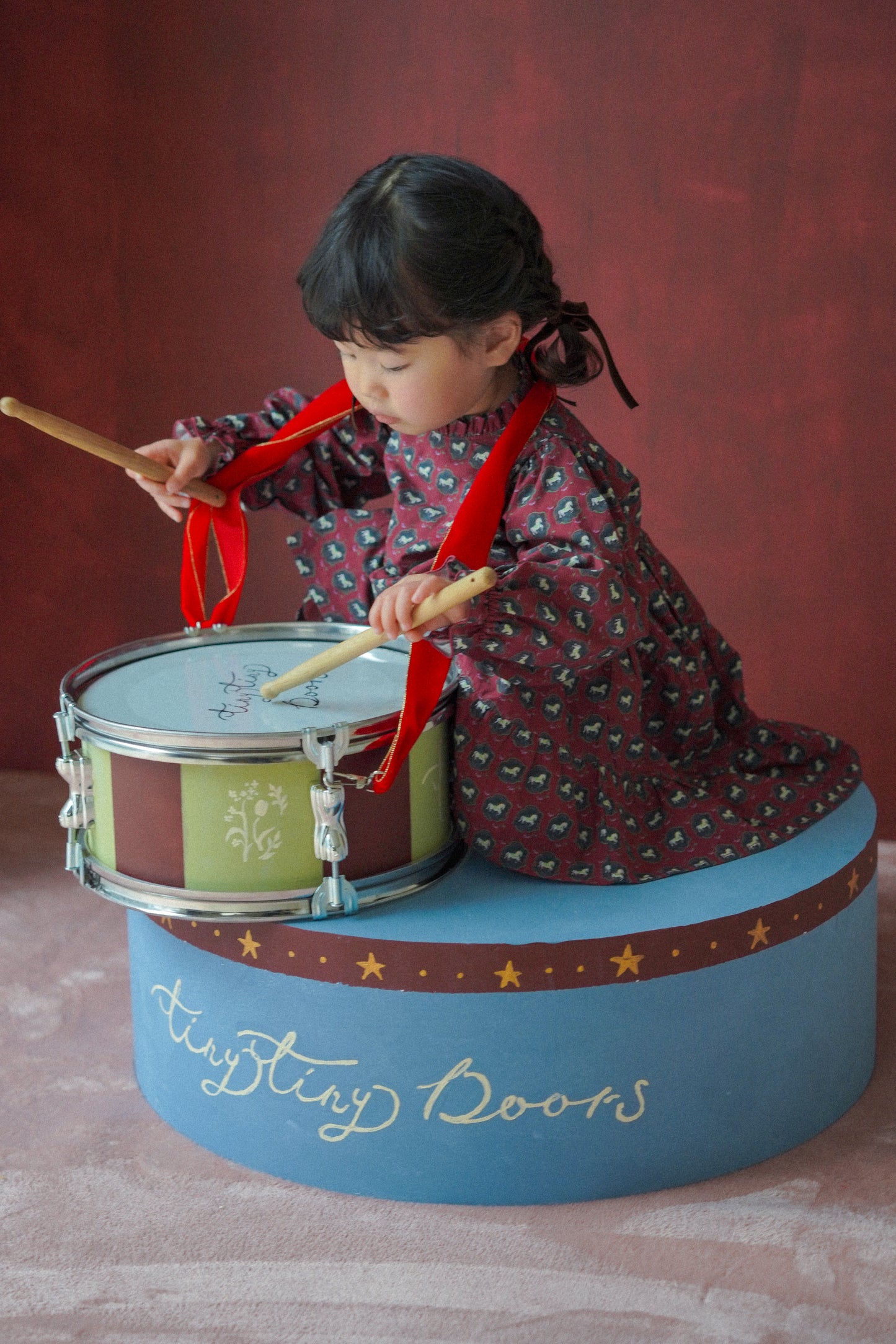 Long Sleeve Dress - Horse