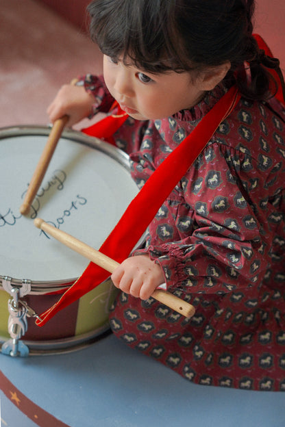 Long Sleeve Dress - Horse