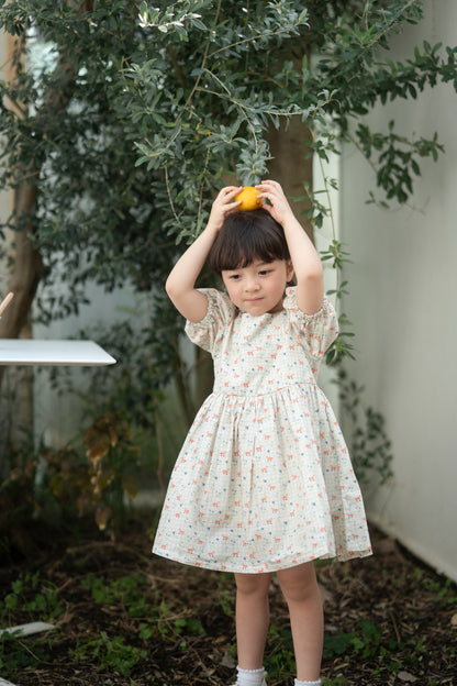 Short Sleeve Dress - Kitsune