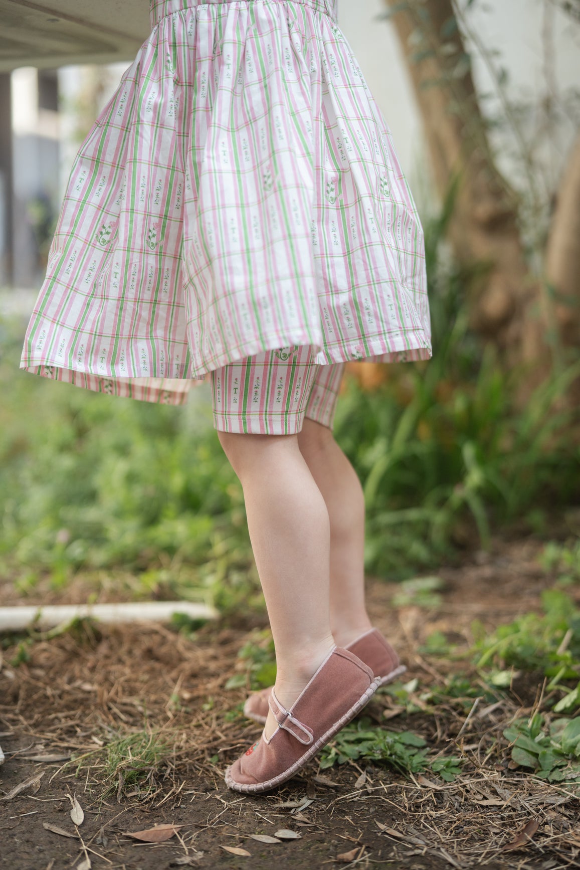 Short Leggings - Garden