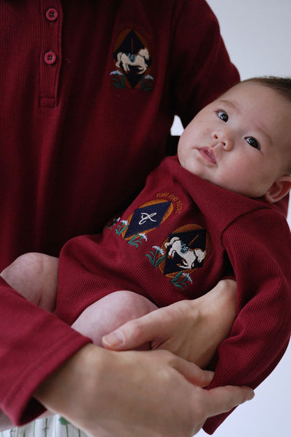 Long Sleeve Body Suit - Fairground Emblems