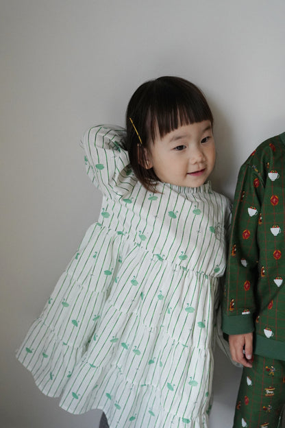 Long Sleeve Dress - Swan