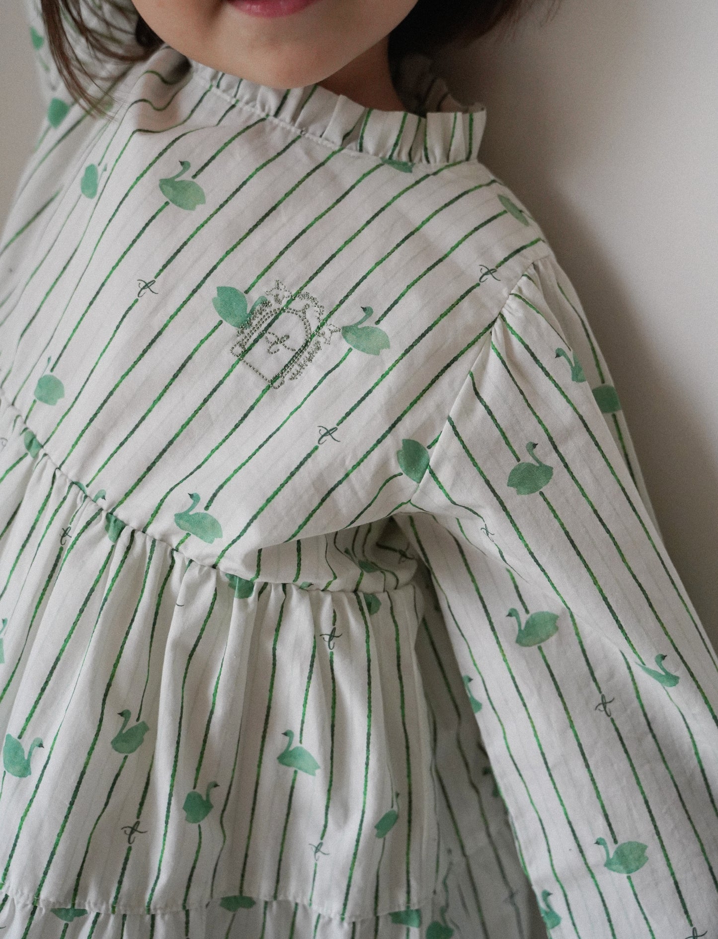 Long Sleeve Dress - Swan