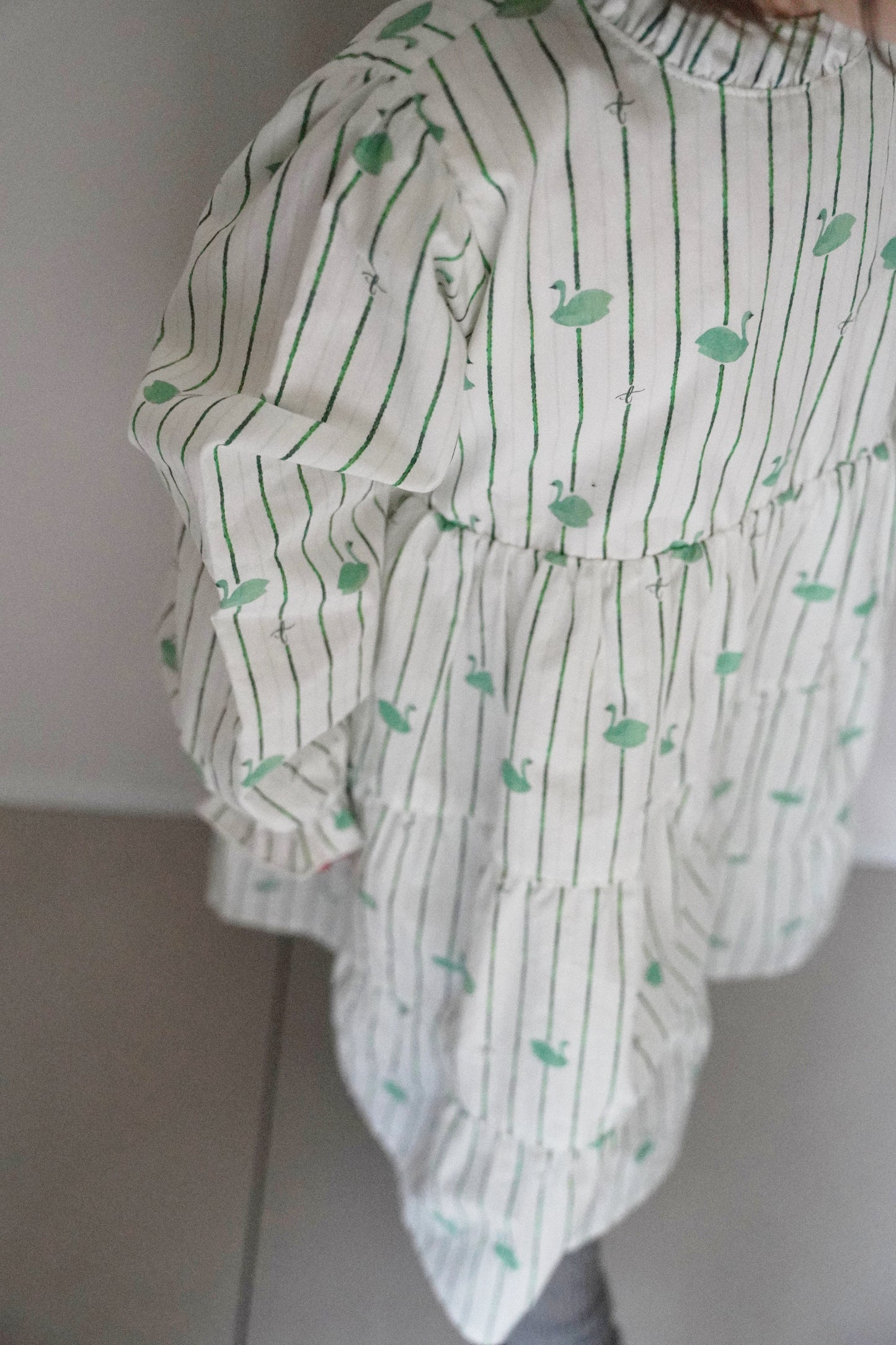 Long Sleeve Dress - Swan