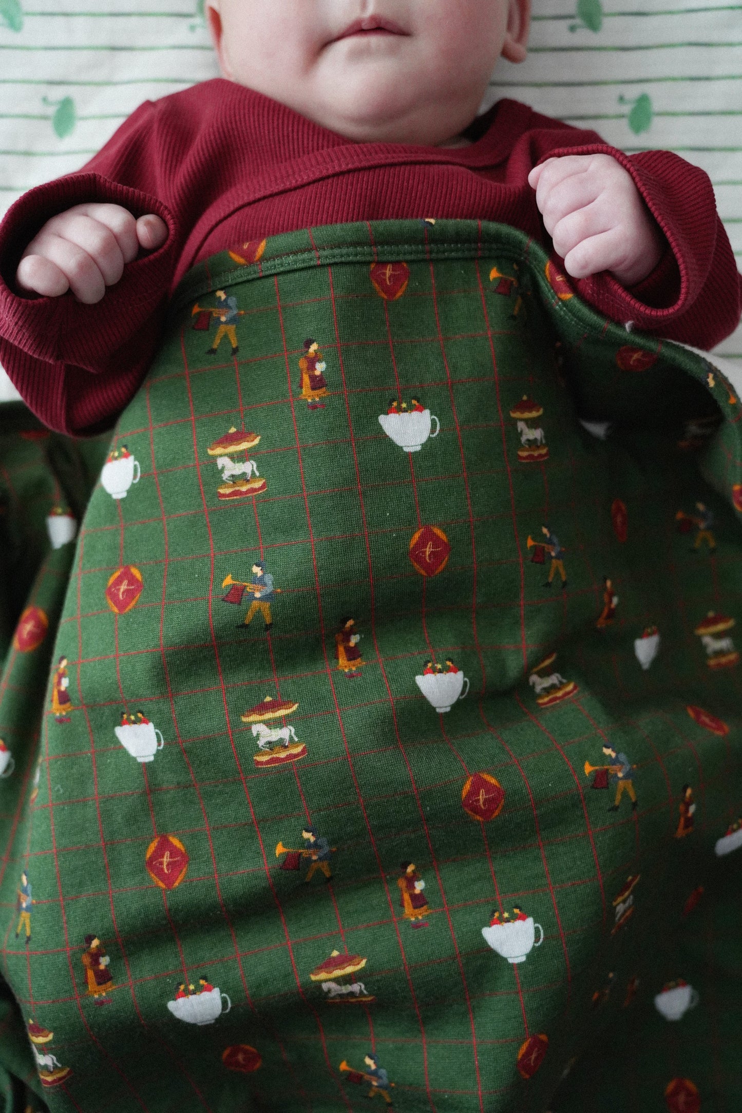 Swaddle Blanket -  Holiday Fairground