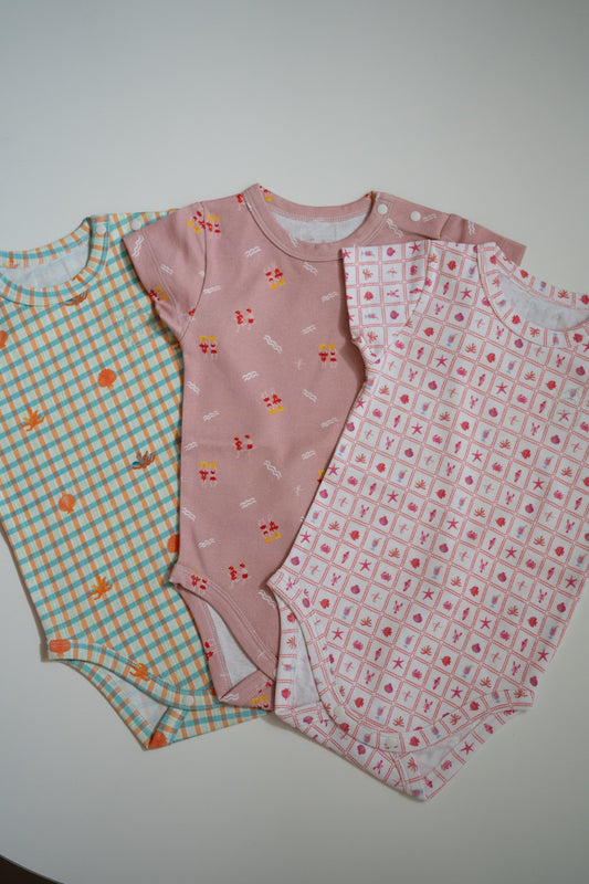 Short Sleeve Bodysuit - Marine Gem