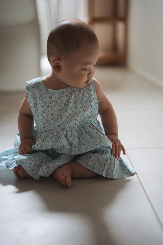 Sleeveless Dress - Flower