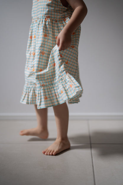 Sleeveless Dress - Coral