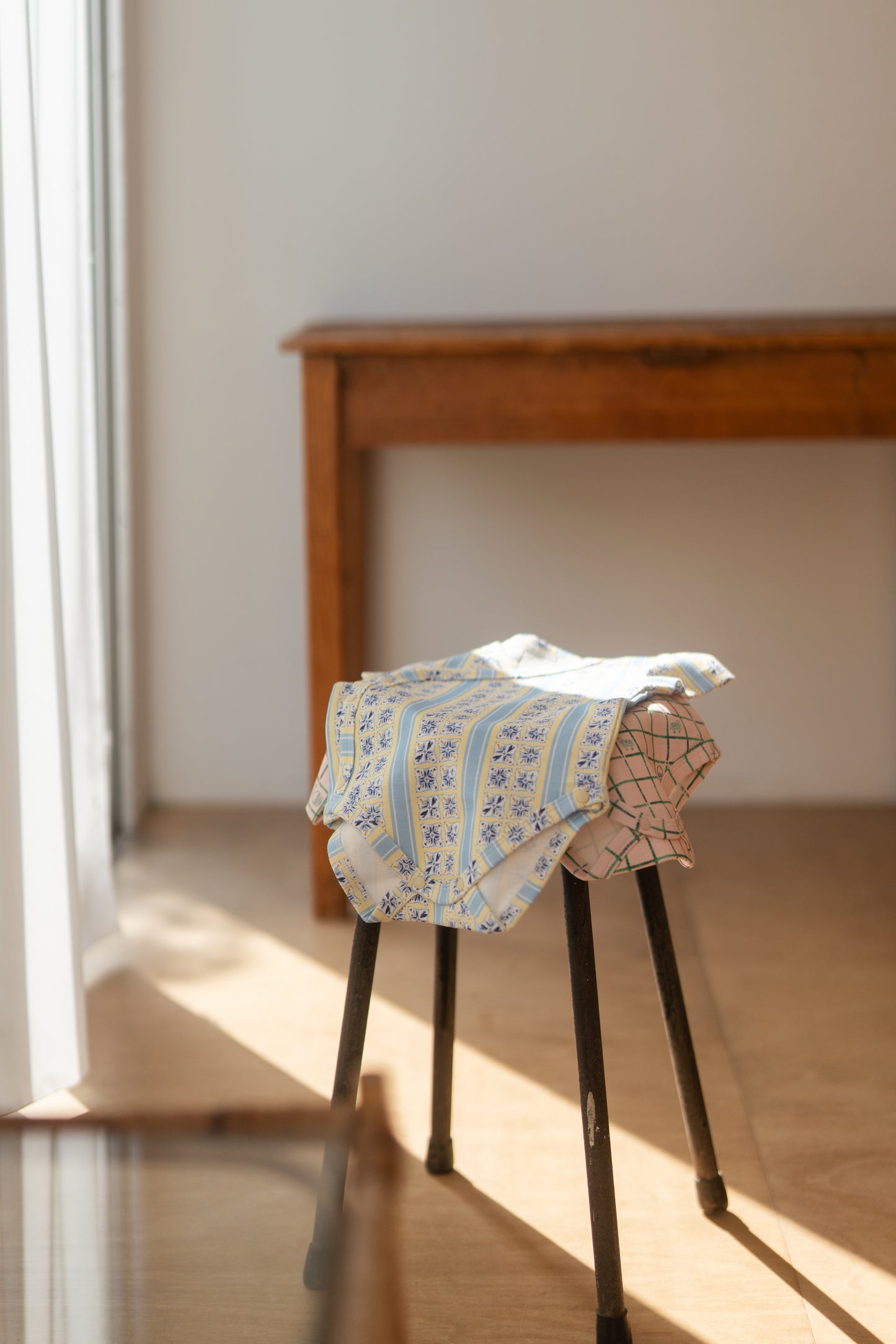 Short Sleeve Bodysuit - Tsubame Stripe