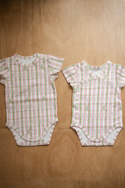 Short Sleeve Bodysuit - Garden