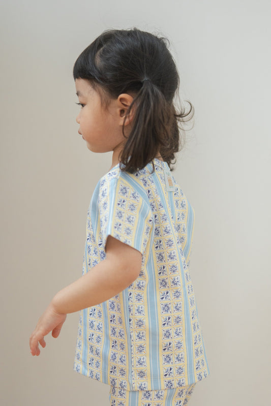 Short Sleeve T-Shirt - Tsubame Stripe